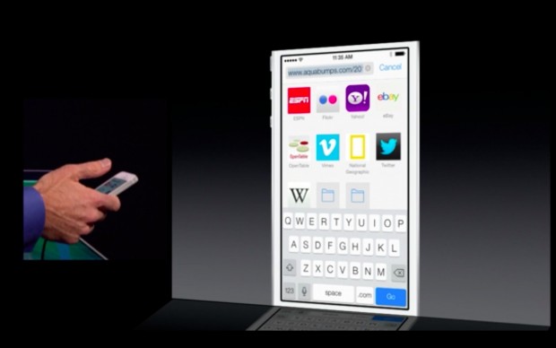 Safari unter iOS 7 (Bild: Apple/Screenshot: Golem.de)
